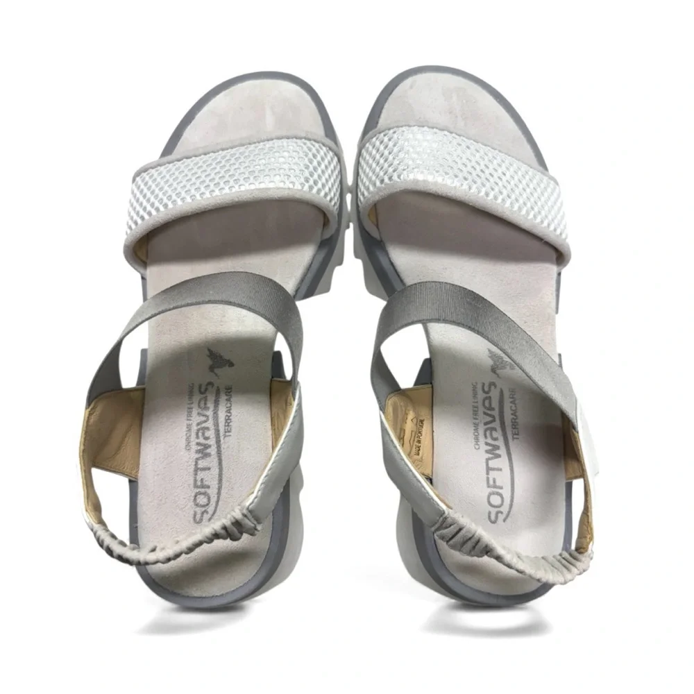 Softwaves Valeria Women’s Sandals In Ice/White Size 38.5 EU